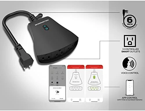 Outdoor Smart Outlet Plug, 3-Outlet — Smart Plug