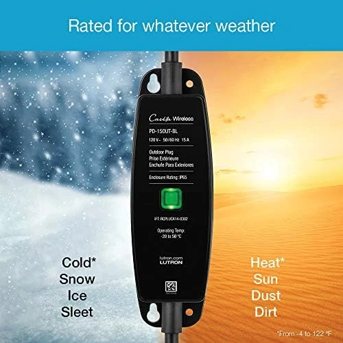 Outdoor Smart Plug with Pico Remote — Smart Plug, Lutron
