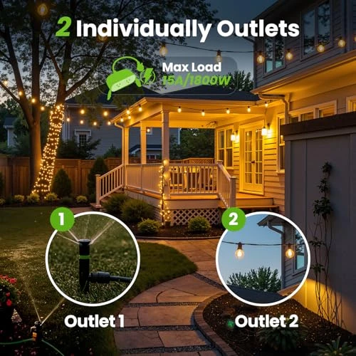 Smart Outdoor Plug Wi-Fi Outlet — Smart Plug, GHome Smart