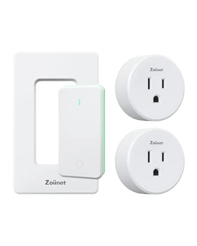 Smart Plug Switch, WiFi Outlet with Alexa and Google Home Compatibility (2 Pack) — Smart Plug, Zoiinet