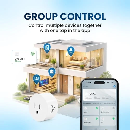 Smart Plug, Wi-Fi Outlet Socket with Energy Monitoring — Smart Plug, flyingOsprey