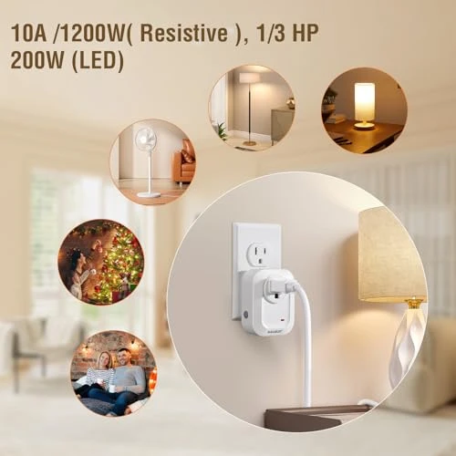 Wireless Wall Switch Remote Control Outlet Kit — Smart Plug, SURAIELEC