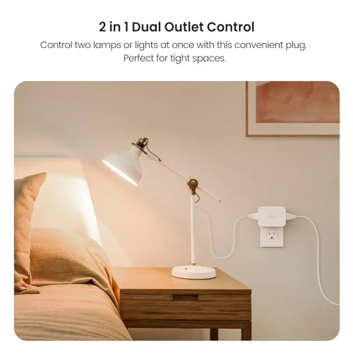 2 in 1 Dimmer Plug with Remote — Smart Plug, TREATLIFE