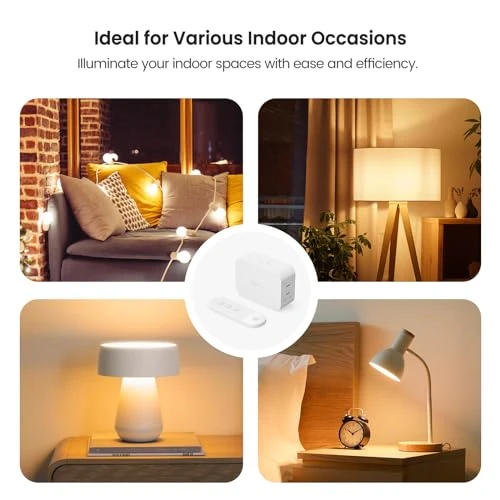 2 in 1 Dimmer Plug with Remote — Smart Plug, TREATLIFE