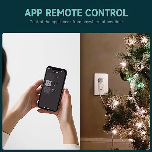 2 Pack Smart Wall Outlet — Smart Plug, TOPELER
