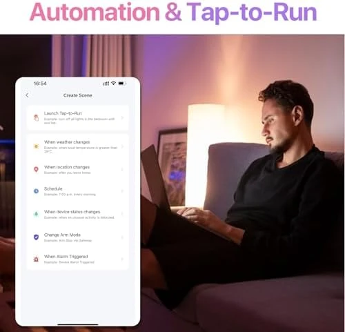 Bluetooth Smart Light Bulb A19 E26 — Smart Light Bulb, ORALUCE