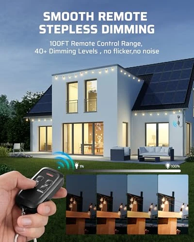 Outdoor Dimmer for String Lights — Smart Plug, DEWENWILS