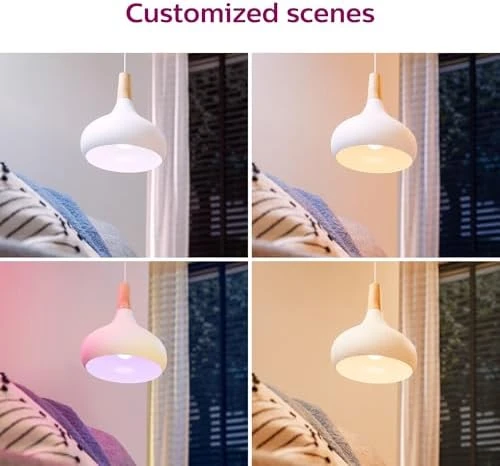 Smart 5-6 Inch Retrofit Recessed Downlight 4-Pack, 1150 Lumens, LED Color Changing Lights — Smart Light Bulb, Philips