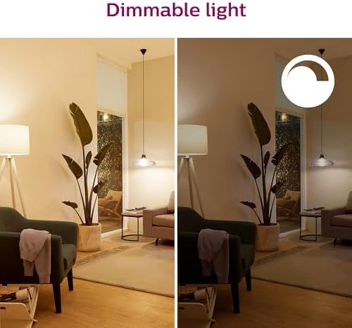 Smart 5-6 Inch Retrofit Recessed Downlight 4-Pack, 1150 Lumens, LED Color Changing Lights — Smart Light Bulb, Philips