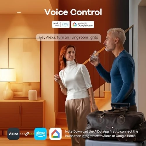 Smart Edison Light Bulbs (4-Pack) — Smart Light Bulb, OREiN