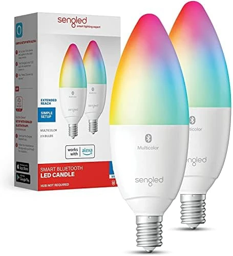 Smart Light Bulb, E12 Candelabra Bulbs, 4-Pack — Smart Light Bulb, Sengled
