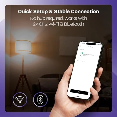 Smart Light Bulbs, Dimmable Color Changing LED RGBW — Smart Light Bulb, Velds