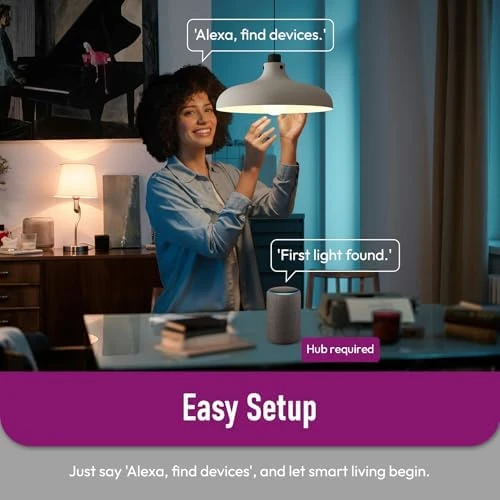 Smart Light Bulbs RGBCW Color Changing — Smart Light Bulb, LUXFACT