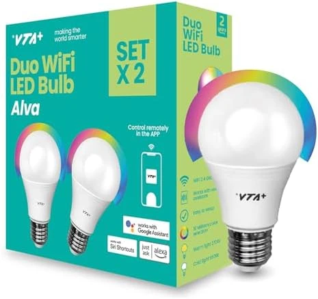 Smart Light LED Bulb Kit x2 — Smart Light Bulb, VTA+