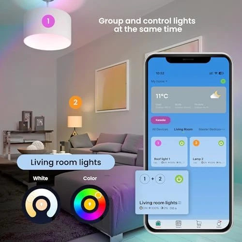 Smart Light LED Bulb Kit x2 — Smart Light Bulb, VTA+