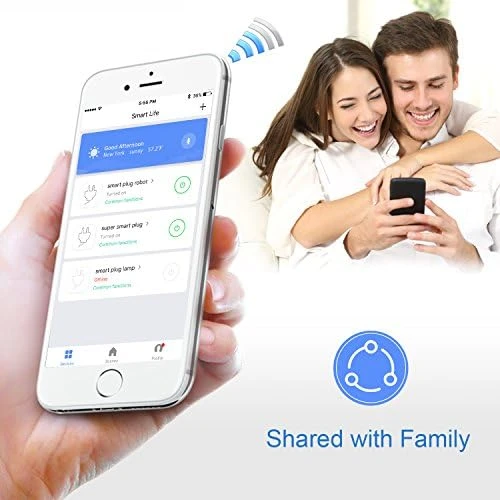 Smart Plug 2 Pack Wi-Fi Enabled Mini Smart Socket — Smart Plug, Apromio