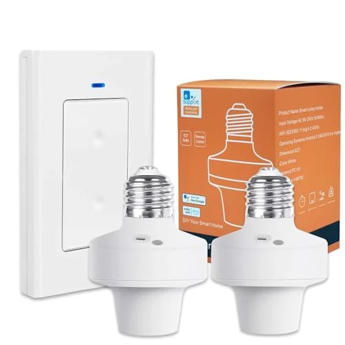 Wi-Fi Smart Light Socket Adapter — Smart Light Bulb, QIACHIP