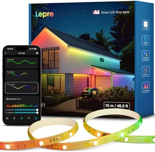 AI Smart Outdoor LED Strip Lights — LED Strip Lights, Lepro