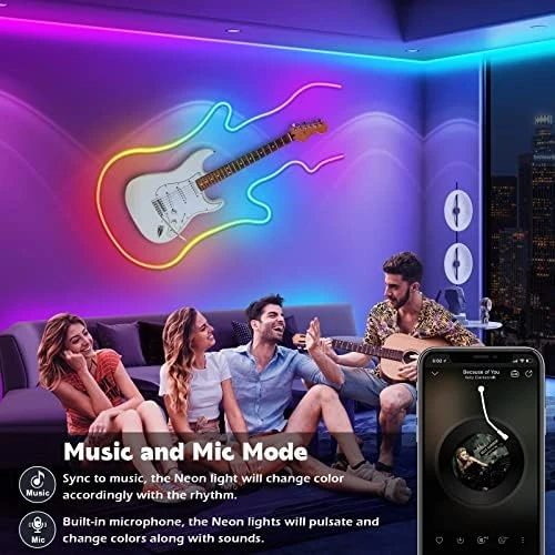 LED Neon Rope Lights 60FT — LED Strip Lights, SINLEY