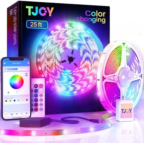 LED Strip Lights, 100ft with Remote and App Control — LED Strip Lights, TJOY