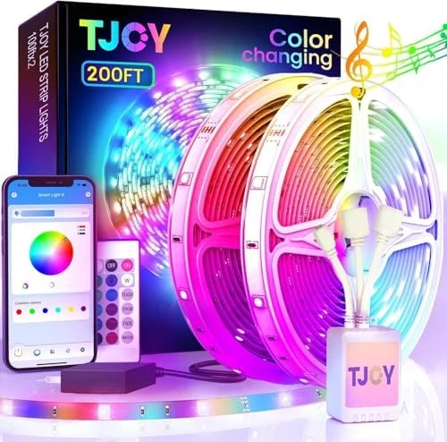 LED Strip Lights, 100ft with Remote and App Control — LED Strip Lights, TJOY