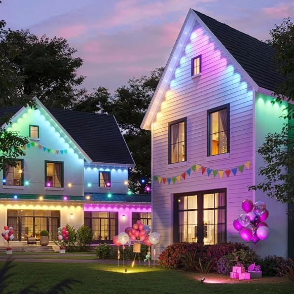 Permanent Outdoor Lights — LED Strip Lights, Sunwuko