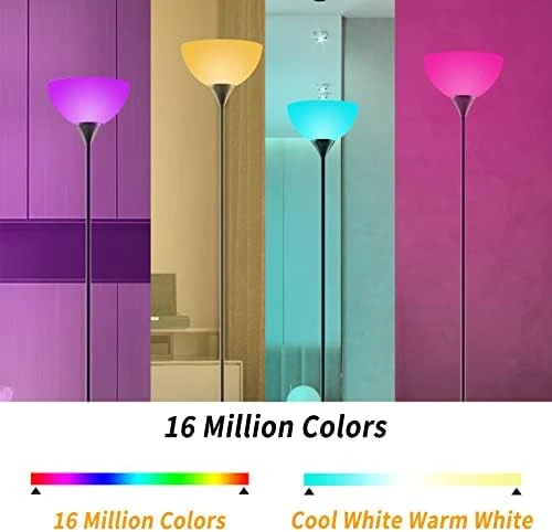 Smart RGB Floor Lamp — Smart Light Bulb, PESRAE