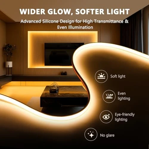 Smart Silicone LED Strip for Recessed Lighting — LED Strip Lights, Visit the V4light Store