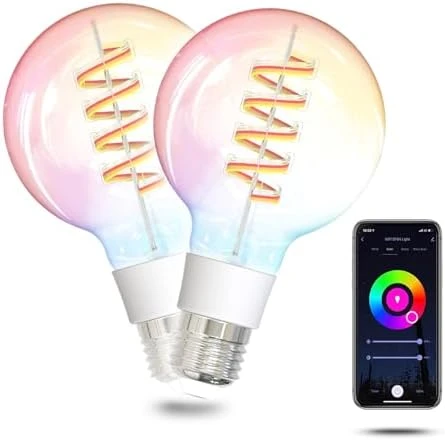 Smart ST64 Edison LED Light Bulbs — Smart Light Bulb, MOES