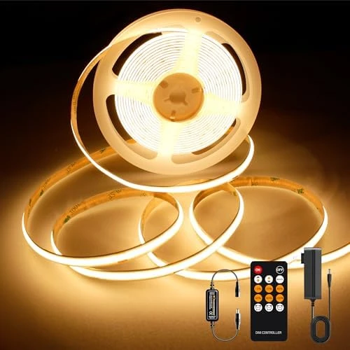 COB LED Strip Light Warm White — LED Strip Lights, AXMOTUT