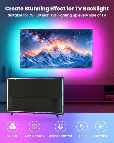 RGB+IC LED TV Backlight Strip — LED Strip Lights, Pak Store