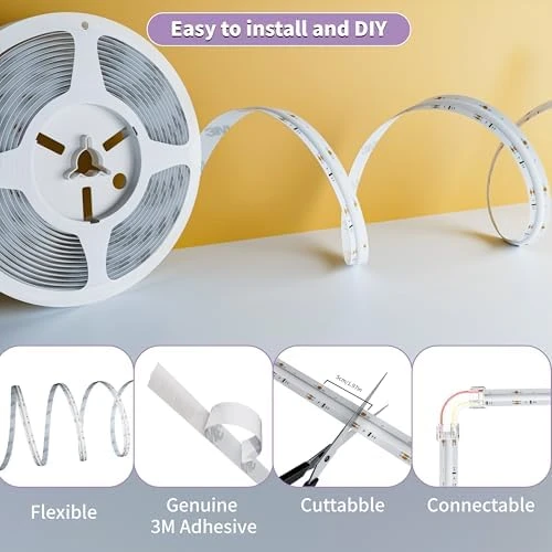 RGB Smart IC COB LED Strip Lights Chasing Color — LED Strip Lights, MIWISE