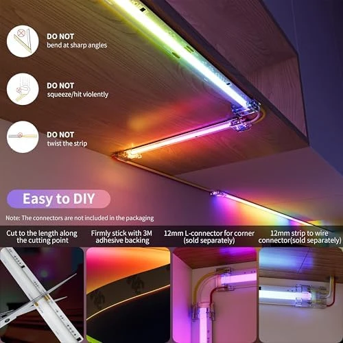 RGB Smart IC USB LED Light Strip 6.56ft — LED Strip Lights, PAUTIX
