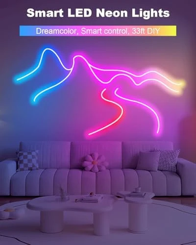 RGBIC LED Strip Lights, 33Ft Neon Rope Lights — LED Strip Lights, echosari