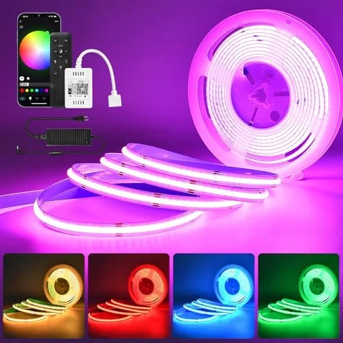 RGBW COB LED Strip Light 32.8 FT — LED Strip Lights, Sumaote