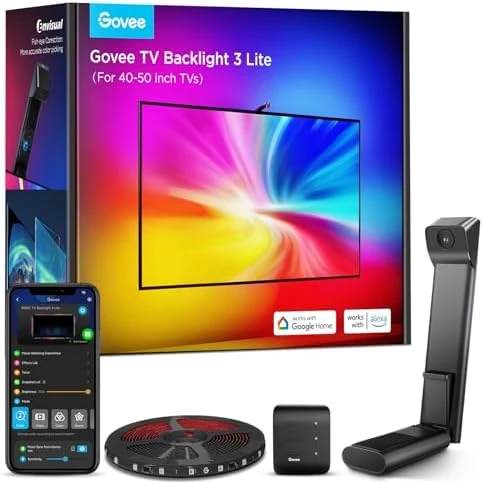 TV Backlight 3 Lite with Fish-Eye Correction — LED Strip Lights, Govee