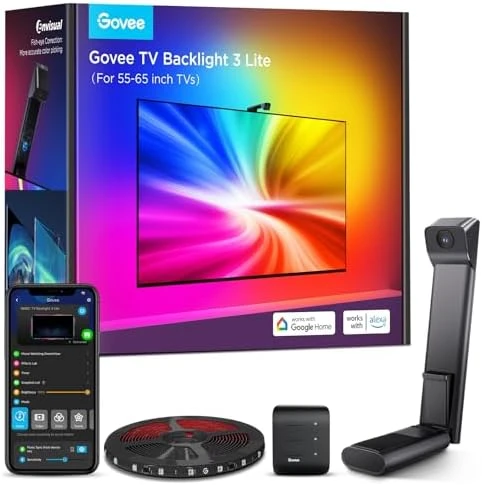 TV Backlight 3 Lite with Fish-Eye Correction — LED Strip Lights, Govee
