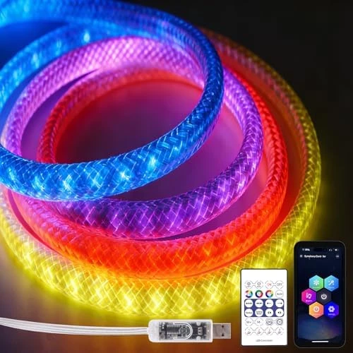 Neon LED Strip Lights with Music Sync — LED Strip Lights, iNextStation
