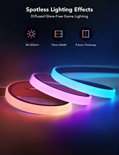 RGBIC Gaming Lights, 10ft Neon Rope Lights — LED Strip Lights, Govee