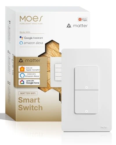 Smart Double Light Switches — Smart Switch, MOES