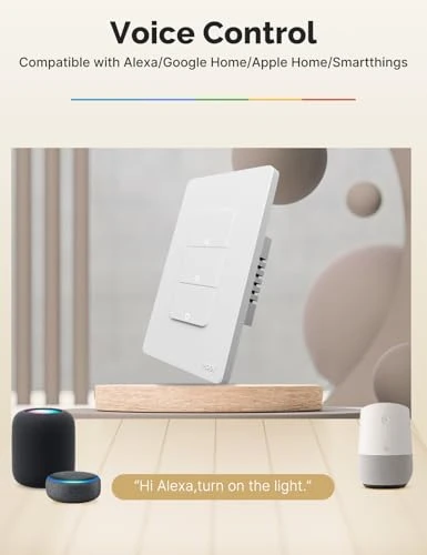 Smart Double Light Switches — Smart Switch, MOES