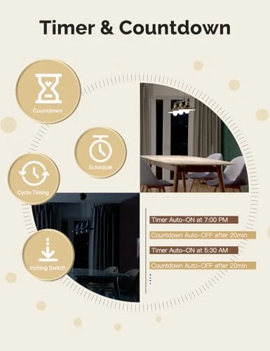 Smart Double Light Switches — Smart Switch, MOES