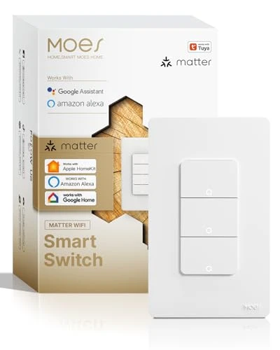 Smart Double Light Switches — Smart Switch, MOES