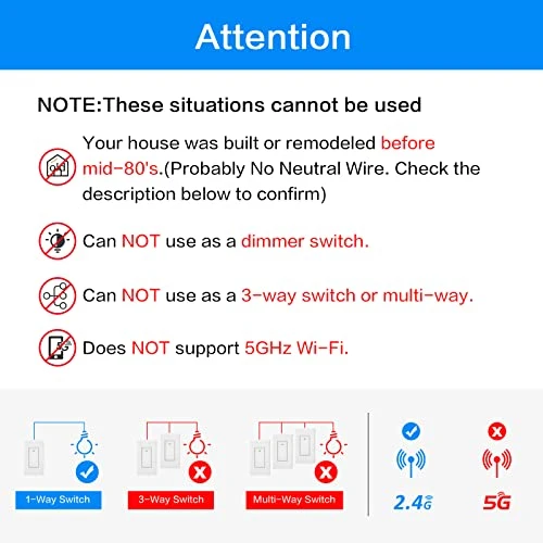 Smart Light Switch — Smart Switch, KKCOOL