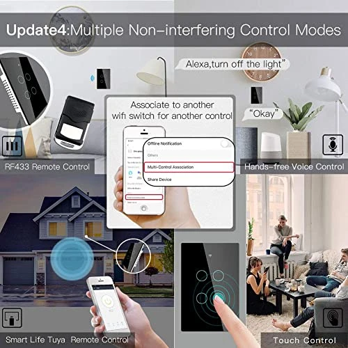 WiFi Smart Wall Light Switch — Smart Switch, MoesGo