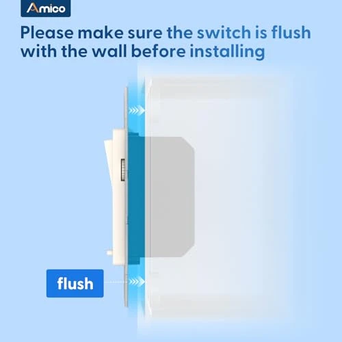 6 Pack Dimmer Light Switch — Smart Switch, Amico
