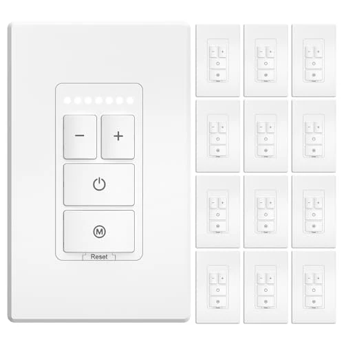 6 Pack Dimmer Light Switch — Smart Switch, Amico