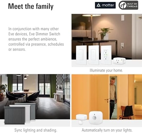 Dimmer Switch (Matter) — Smart Switch, EVE