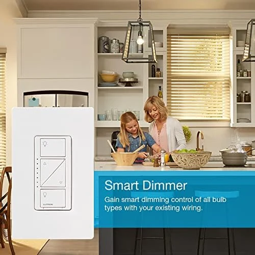 Original Smart Dimmer Switch With Wallplate — Smart Switch, Lutron