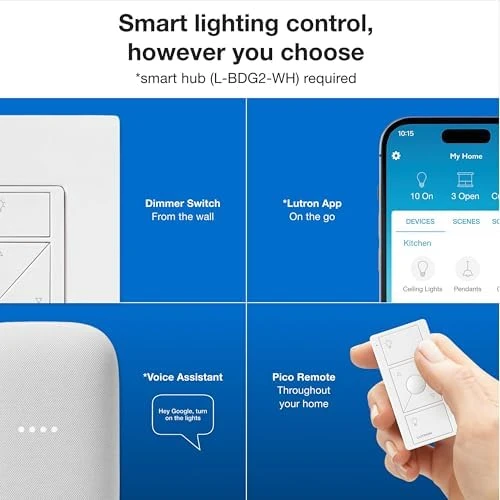 Smart Dimmer Switch Starter Kit — Starter Kit, Lutron